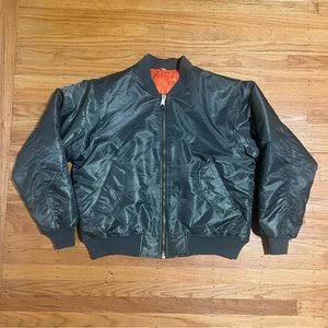 MA-1 Aviator Flyer Jacket Sz L